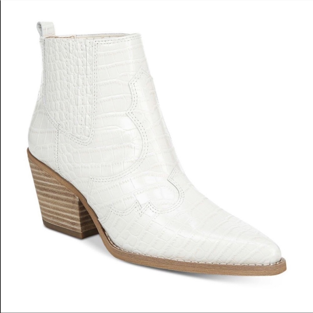 Sam Edelman white booties